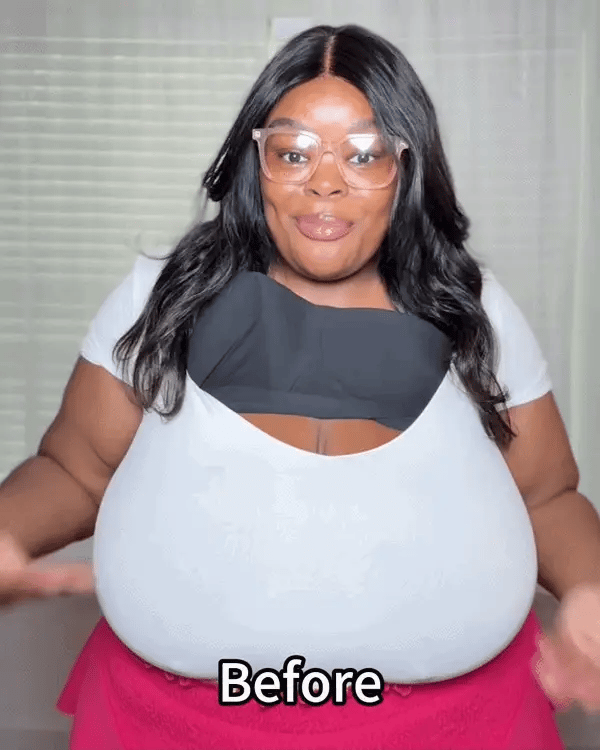 Lift and support after wearing Bravella bra