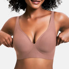 Bravella Viral Jelly Wireless Seamless Deep V Push Up Bra
