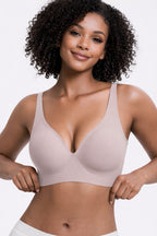Bravella Viral Jelly Wireless Seamless Deep V Push Up Bra