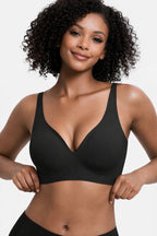 Bravella Viral Jelly Wireless Seamless Deep V Push Up Bra