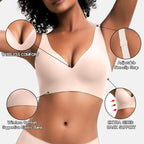 Bravella Viral Jelly Wireless Seamless Deep V Push Up Bra