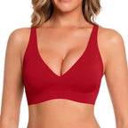 Bravella Viral Jelly Wireless Seamless Deep V Push Up Bra